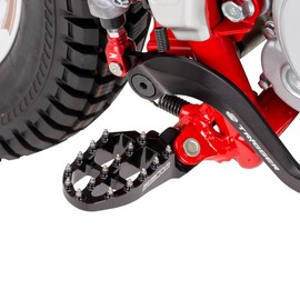 ZETA Aluminum Foot Pegs, Black, SEROW250, TRICKER, WR155R, XT250 ZE93-1670