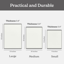 SMIRLY Plastic Cutting Board Set With Holder, Dishwasher Safe Plastic Cutting Boards Set for Kitchen, Cutting Boards for Kitchen - Plastic Chopping Board Set