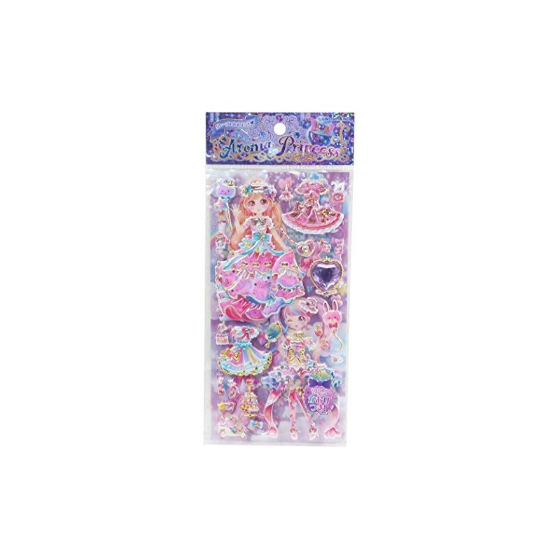 Kamiojapan Aroma Princess Dressing Up Stickers, Set of 2, Sticker