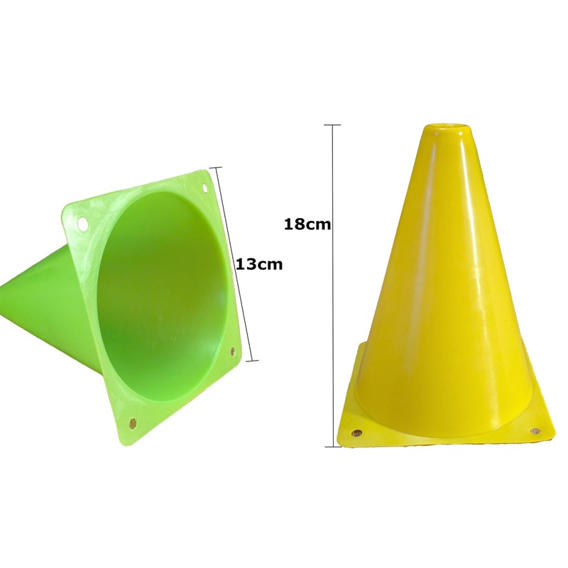 Vertent Football Cones (Set of 12) 7" - 4 Colours