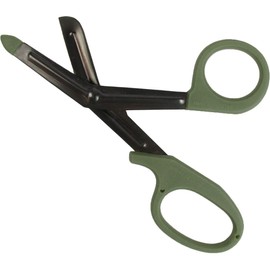 7.25 " EMT Shears With Olive Drab Handle & Black Blades