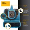 XPOWER P-80A Mini Mighty 138 W 600 CFM Centrifugal Air