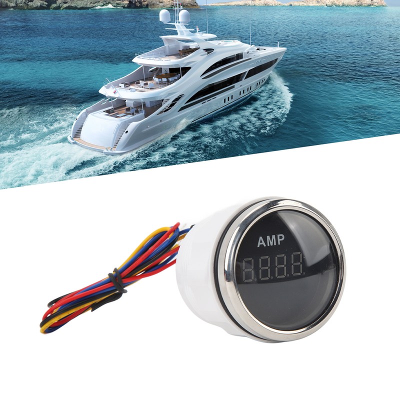 52MM Digital Ammeter DC9 to 32V 100A Sensitive Sensor Accurate