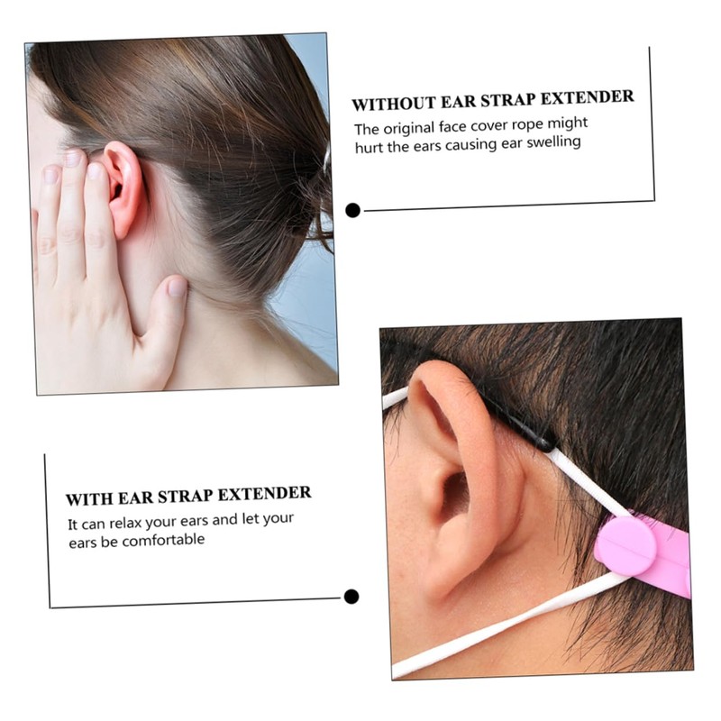 FOMIYES Adjustable Mask Hooks 6pcs Mask Extension Hooks Ear Protectors