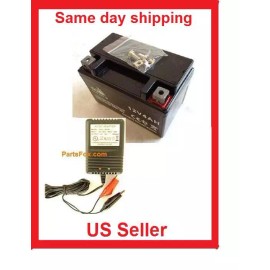 unbranded 12v 4Ah BATTERY and CHARGER for Taotao Peace JCL ATV 110cc 90cc 70cc 50cc