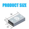 2 Pack DP Female to Female Adapter, tunghey Displayport Coupler