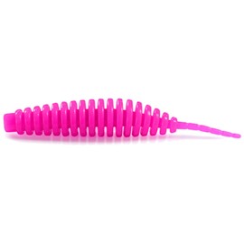 Fishup Tanta Rubber Worms 2.5 Inches 6.1 cm – 8 Rubber Baits, FishUp Colours: Hot Pink