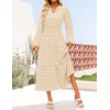 ZESICA Boho Fall Maxi Dresses for Women 2025 Dressy Casual