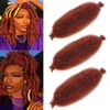 Xtrend 3 Packs 12 Inch Copper Red Soft Springy Afro