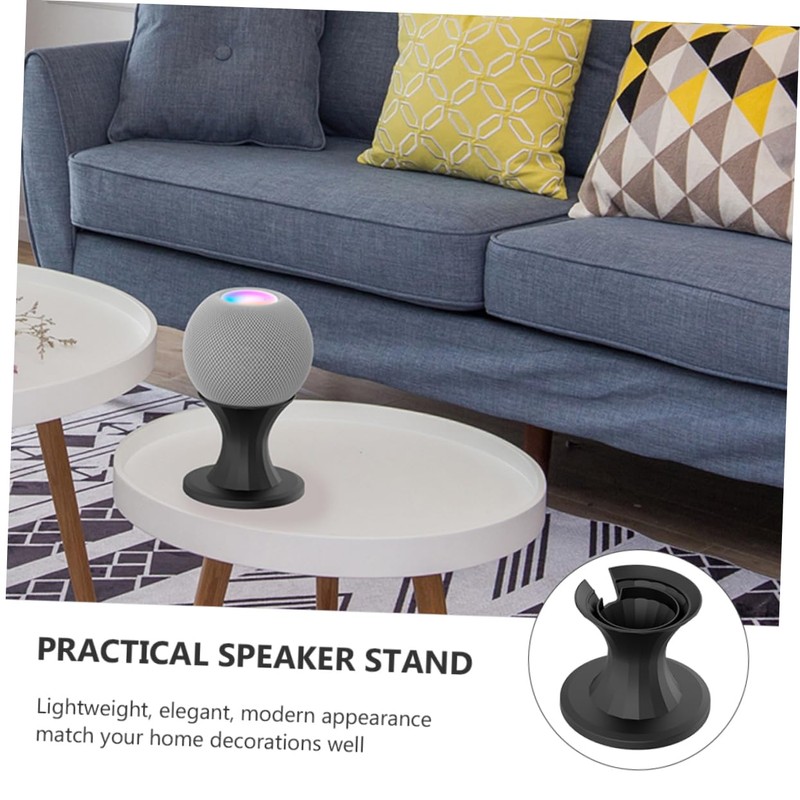 SEWACC Tabletop Speaker Holder for Mini Practical Wire Management Bracket