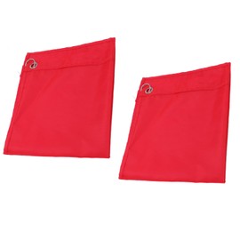 Equestrian Training Flag for Handheld Flagpoles, 4 Pcs Horse Training Flag, Horse Training Equipment Portable Equestrian Nylon Training Flag for Horse Lunging Training (Red)