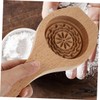 Ciieeo 2Pcs Wooden Baking Molds for Moon Cakes and Desserts