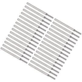 Kozelo 30pcs Diamond Grinding Bit - [2mm Dia 120 Grtis] Cylinder Head Carving Drill Bits Rotary Tool for Carving Polishing Use | 3mm Round Shank