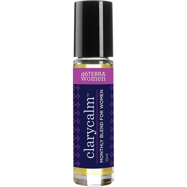 doTERRA - Clary Calm Essential Oil Monthly Blend for Women - Promotes Soothing and Calm During Menstrual Cycle, Calming Aroma Helps to Balance Mood and Emotions; For Diffusion or Topical Use - 10 mL