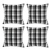 DII Throw Pillow Cover Collection Decorative Square, 18x18, Gray Tri-Color,