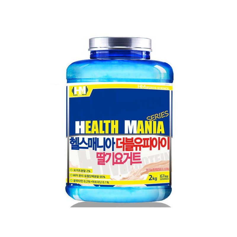 단백질 헬스보충제 헬스매니아 WPI 2kg 순수유청맛 Protein Health Supplement Healthmania