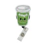 Iced Matcha Badge Reel, Retractable Green Tea Latte ID Holder,