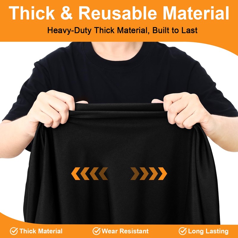 Spotjoy Round Spandex Tablecloth with Elastic Fit for 45"-56" Tables
