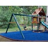 Playsafer 4' Flexible Interlocking Rubber Edging for Playgrounds (2 Pack,