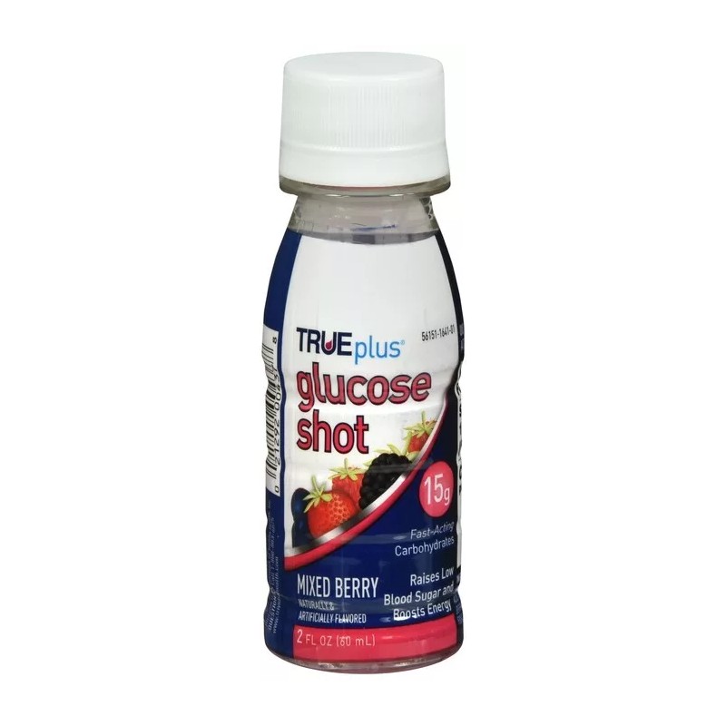 TRUEplus® Glucose Shot 2oz MIXED BERRY