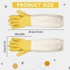 ZONSUSE Premium Goatskin Beekeeping Gloves, Beekeeper Protected Gloves with Ventilated
