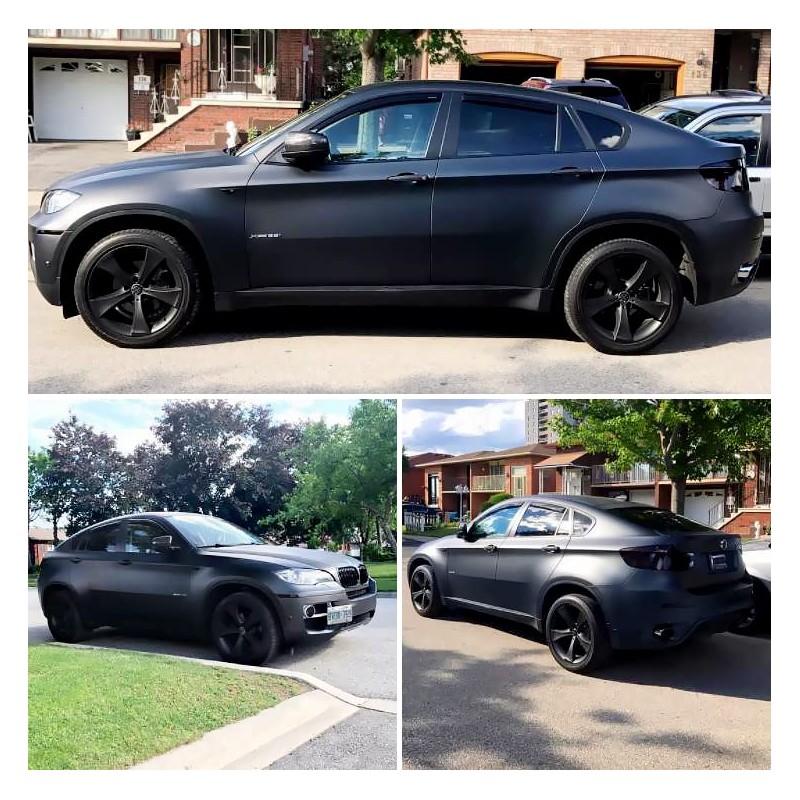 VViViD+ Satin Black Vinyl Detailing Pinstriping Trim Tape 2” x