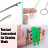 Drawstring Threader Tool,12 Pcs Loop Turner Drawstring Threader,Drawstring Threader for