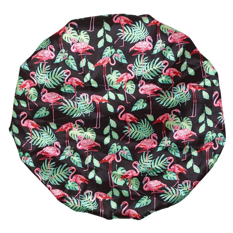 Bodylife Satin Sleep Bonnet Sleep Cap Flamenco Flamingo 27cm