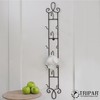 Tripar Augusta 4-Tier Vertical Black Cup and Saucer Plate Rack