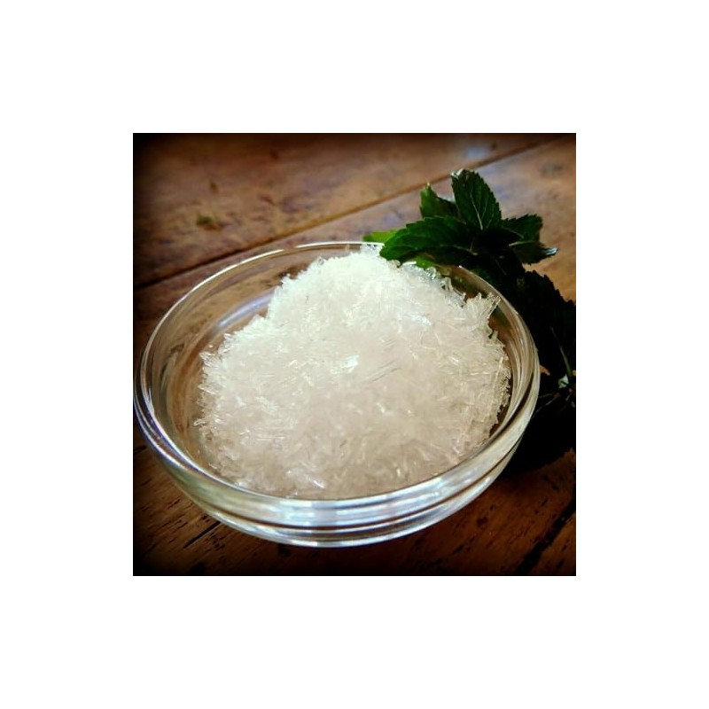 Menthol Crystals 100% Pure Organic Natural Spa Quality in 4OZ