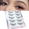 HAPVITAL False Eyelashes, For Lower Eyelashes, Natural False Eyelashes, Handmade