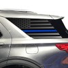 Tactical Decals - USA Flag w/Thin Blue Line Decals For