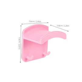 SHOWERORO Wall Mounted Headphone Stand No Drill Sturdy Earphone Bracket Versatile Gaming Headset Hook Space Saving Accessory Organizer for Controllers Headphones