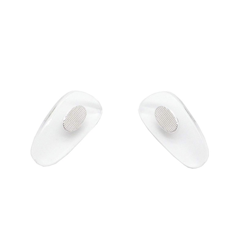Antibacterial Natural Material Glasses Nose Cone Pad Large (Silver, Large)