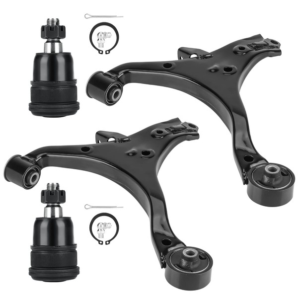 Front Lower Control Arms w/Ball Joints Replacement for 2001-2005 Honda