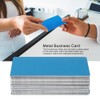50Pcs Blue 0.45mm Thicken Marking Metal Card Test Material Nameplate