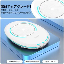 Giecy Ultra Thin Mouse Jiggler Undetectable Mouse Mover with ON/OFF Switch and Random Interval Timer Physical Mouse Auto Move Mechanical Mouse Jiggler Driver Free, Keep PC Laptop Active, Work From