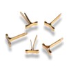 1000 x Brass Gold 16mm Length Padded Mailing Bag Clips