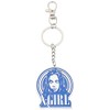 X Girl CIRCLE BACKGROUND Face Logo Key CHARM Women's Key