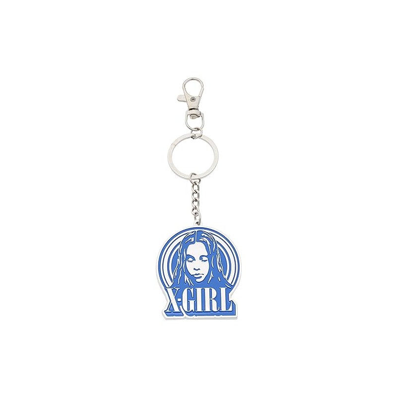 X Girl CIRCLE BACKGROUND Face Logo Key CHARM Women's Key