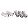 5Pcs Coupling Nut Hex Stainless Steel Anti Corrosion M12 Connector