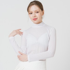 Women's Golf Ice Cold Tee Innerwear Long Sleeve Golf Wear / 여성 골프 아이스 냉감티 이너웨어 긴팔 골프웨어