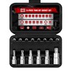 Torx Bit Socket Set, 14-Piece Star T6 - T60 Set,
