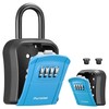 Puroma Key Lock Box, Portable Combination Lockbox Wall-Mounted Key Storage