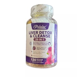 Pslalae Liver Detox And Cleanse 28 In 1 Pslalae 120 Capsules Exp 11/2025