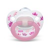 NUK Comfy Orthodontic Pacifiers, Pink Assorted, 18-36 Months, 2-Pack