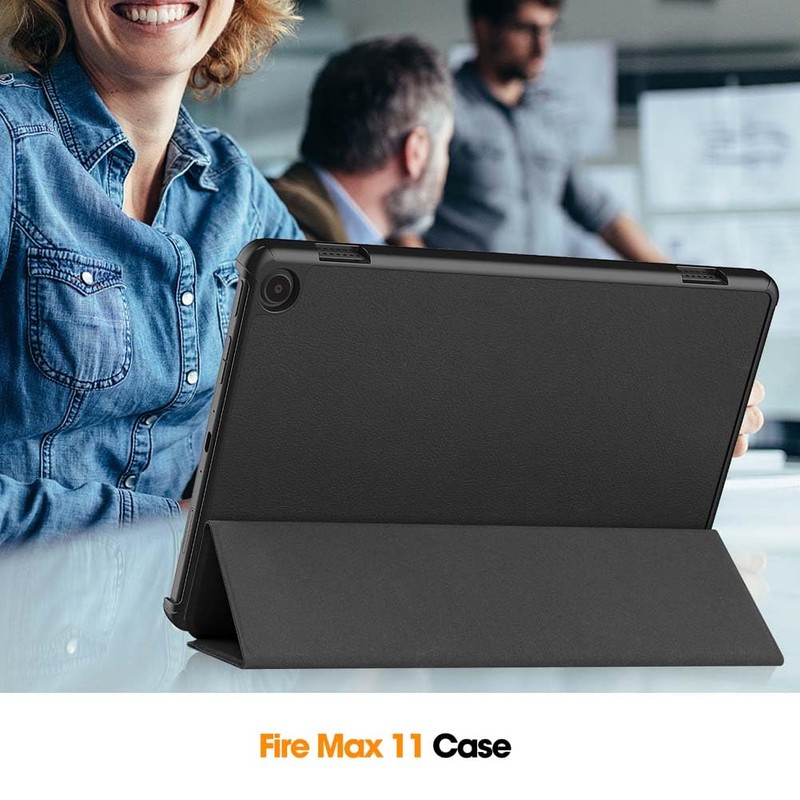 Kepuch Custer Case for Fire Max 11, Smart PU Leather