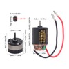 RC Car Motor Gearbox Kit External Carbon Brush 540 Brushed