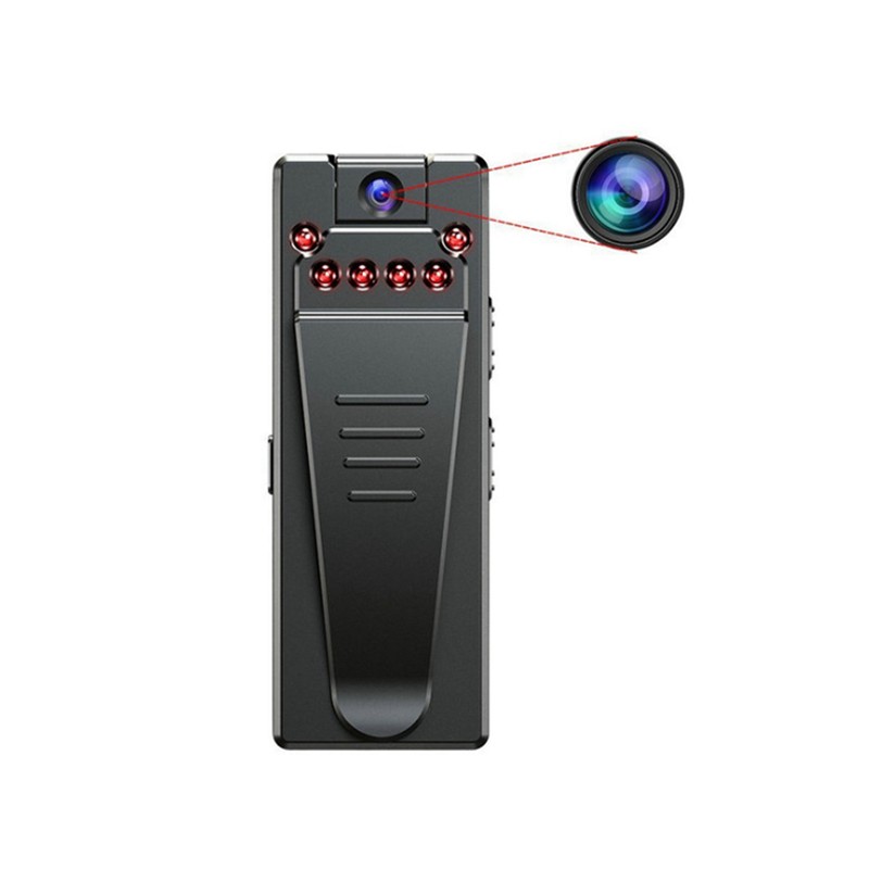 1080P HD Back Clip Camera 500mAh 1920x1080 FHD 40MP Photo