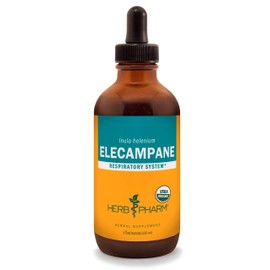 Herb Pharm Certified Organic Elecampane Liquid Extract for Respiratory System Support - 4 Ounce